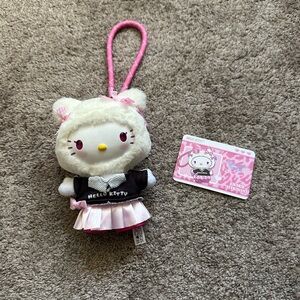 Hello Kitty Pop Star Vinyl Plush Keychain - Charm